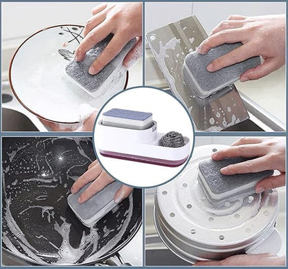 SmartClean 3-in-1 Dish Soap Dispenser Station