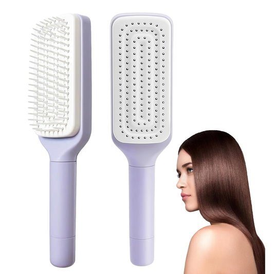 SmoothCare Self-Cleaning Anti-Static Massage Comb