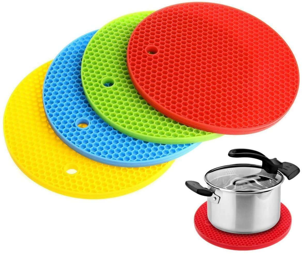 CookSafe Pro Silicone Hot Mat (Pack Of 4)