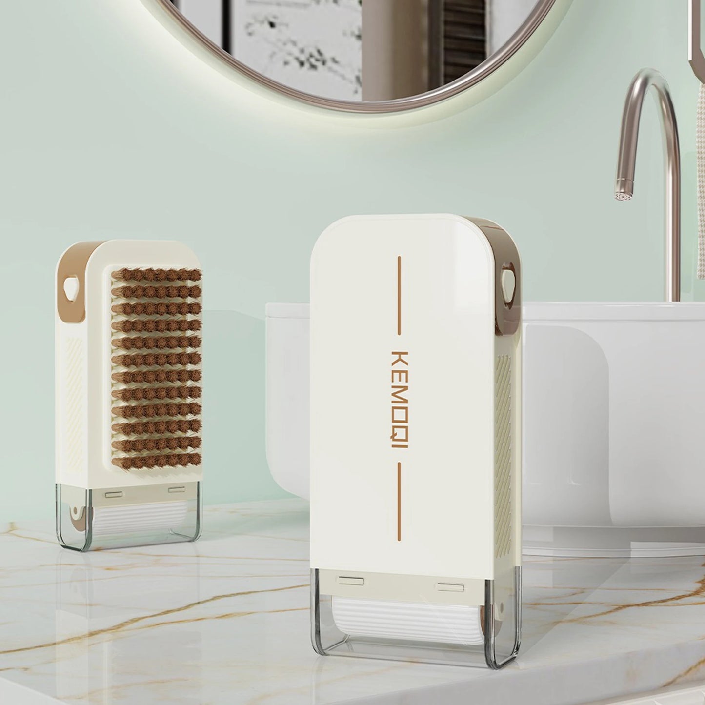 CleanEase 2-in-1 Laundry & Home Scrub Brush